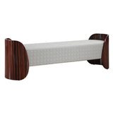 Jamonica - Bench - Gray & Dark Brown