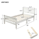 Platform Bed, Mattress Foundation Sleigh Bed With Headboard, Footboard, Slat Support
