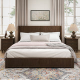 Platform Bed Frame With Headboard, Floor Standing Design