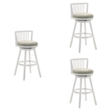 Harper - 26" Amber Glow Counter Height Rubberwood Swivel Barstool