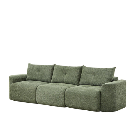 3 Seater With Thickened Armrests Sofa For Living Room