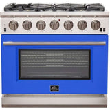 Forno FCDBLU36 Colored Door for 36" Ranges - Blue