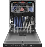 GE(R) ENERGY STAR(R) Top Control with Plastic Interior Dishwasher with Sanitize Cycle & Dry Boost - (GDP630PGRWW)
