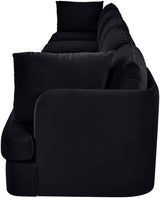 Hammond - Velvet Performance Fabric Upholstered 5 Piece Sofa