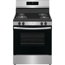 30 Inch Freestanding Electric Range with 4 Coil Elements, 5.3 cu. ft. Oven Capacity, Even Baking Technology, Hi/Lo Broil Options, Self Clean, and Storage Drawer: Stainless Steel