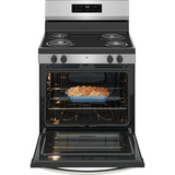 30 Inch Freestanding Electric Range with 4 Coil Elements, 5.3 cu. ft. Oven Capacity, Even Baking Technology, Hi/Lo Broil Options, Self Clean, and Storage Drawer: Stainless Steel