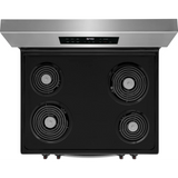 30 Inch Freestanding Electric Range with 4 Coil Elements, 5.3 cu. ft. Oven Capacity, Even Baking Technology, Hi/Lo Broil Options, Self Clean, and Storage Drawer: Stainless Steel