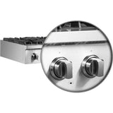 Forno Cossato FCTGS573736 36 Inch Gas Rangetop with 6 Sealed Burners, 83,000 Total BTUs, Continuous Cast Iron Grates, 430 Stainless Steel, Zinc Control Knobs, Auto-Ignition, Griddle, Wok-Ring and LP Conversion Kit Included: 36 Inch