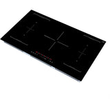 Forno Alta Qualita Ornonzo FCTIN056936 36 Inch Induction Cooktop with 5 Heating Zones, Smooth Ceramic-Glass Surface, 2 Flex-Zones, Touch Controls, 9 Power Levels, Booster Function, Child Control Lock, Stop & Go Function and Timer