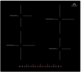 Forno Parco FCTIN058324 Induction Cooktop with Smooth Ceramic Glass Surface, 9 Power Levels, Booster Function, Touch Control, Stop & Go Function and Child Control Lock: 24 Inch Width - 4 Zones