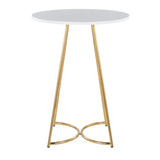 Cece - Counter Table - Gold Metal