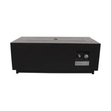 Outdoor Fire Pit Table With Lid, Fuel Versatility