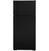 GE(R) ENERGY STAR(R) 16.6 Cu. Ft. Top-Freezer Refrigerator BLACK - (GTE17DTNRBB)