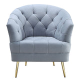 Bayram - Chair - Light Gray Velvet