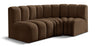 Arc - Velvet 3 Piece Sofa