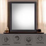 Eos - Mirror - Walnut & Black