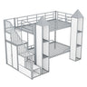 Castle Shaped Bunk Bed With Wardrobe And Storage
