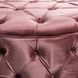 Modern Glam Ottoman Velvet