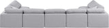 Indulge - Linen 7 Piece Modular U-Shaped Sectional
