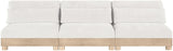 Turin - Chenille Fabric Upholstered Modular Sectional - White