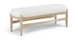 Briar - Faux Sheepskin Upholstered Bench