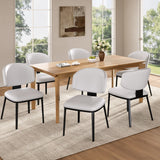 Modern Upholstered Dining Chairs (Set of 2)