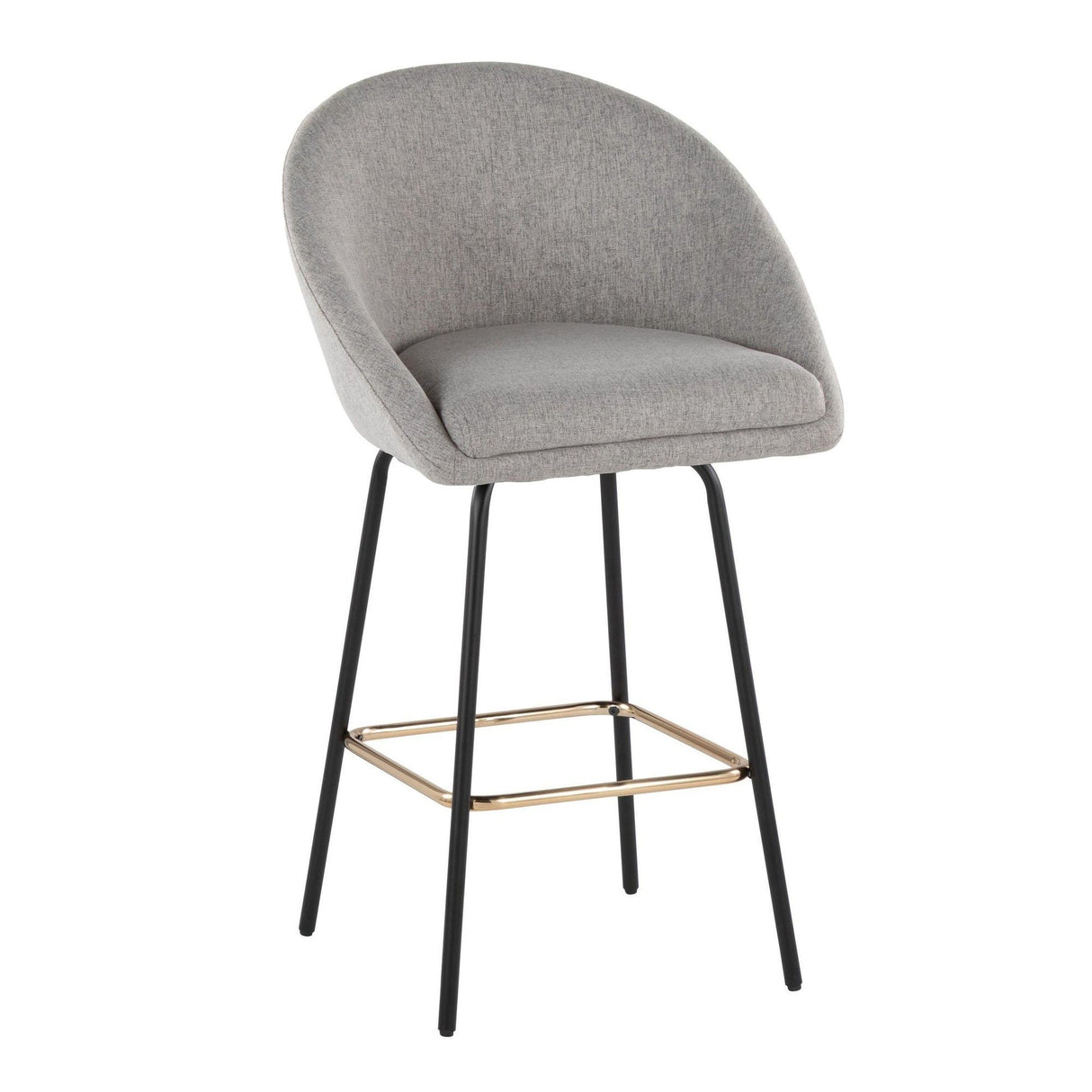 Matisse - Fixed-Height Counter Stool (Set of 2) - Black Metal