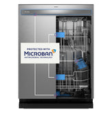 GE Profile(TM) ENERGY STAR(R) Fingerprint Resistant Top Control Stainless Interior Dishwasher with Microban(TM) Antimicrobial Protection with Sanitize Cycle - (PDP715SYVFS)