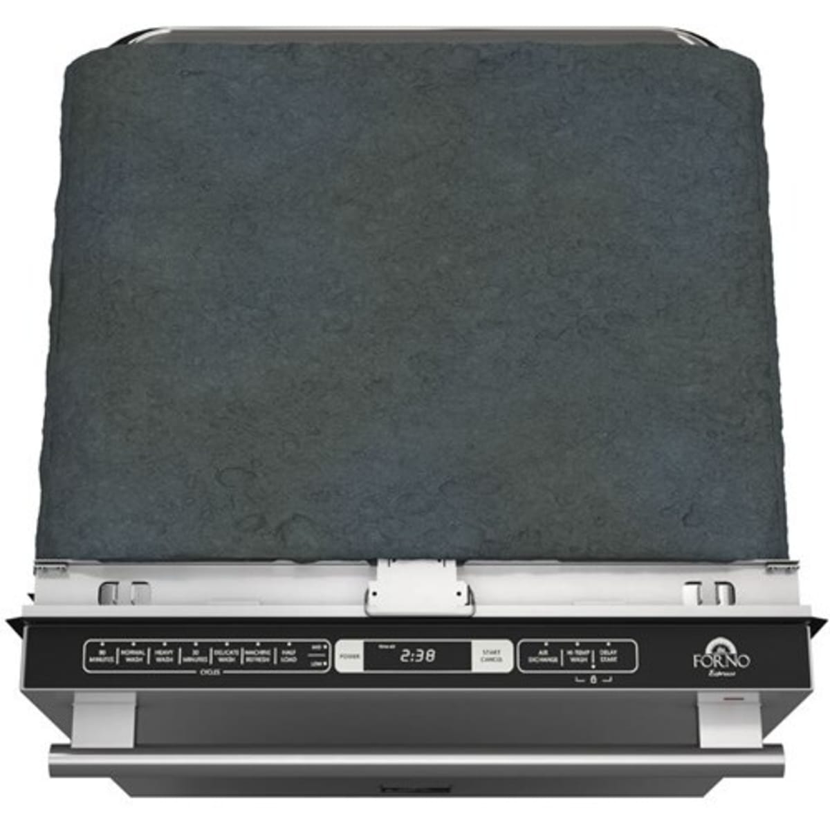 Forno Espresso Romano FDWBI803524S 24 Inch Fully Integrated Built-In Dishwasher with 14 Place Setting Capacity, 7 Wash Cycles, 52 dBA, Leak Protection and ENERGY STAR® Certified: Stainless Steel