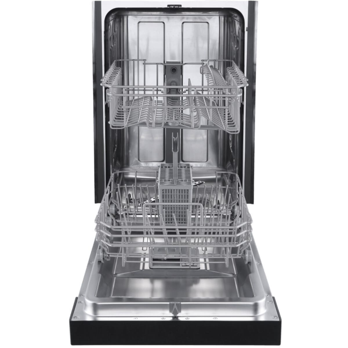 Forno Polo FDWBI804118S 18 Inch Full Console Built-In Dishwasher with 8 Place Setting Capacity, 6 Wash Cycles, Stainless-Steel Tub, Adjustable Upper Rack and ENERGY STAR® Certified: Stainless Steel