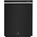 Forno Espresso Pozzo FDWBI806724BLK 24 Inch Fully Integrated Built-In Dishwasher with 14 Place Setting Capacity, 6 Wash Cycles, 3rd Rack Cutlery Tra, and ENERGY STAR® Certified: Black