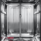 Forno Espresso Pozzo FDWBI806724BLK 24 Inch Fully Integrated Built-In Dishwasher with 14 Place Setting Capacity, 6 Wash Cycles, 3rd Rack Cutlery Tra, and ENERGY STAR® Certified: Black