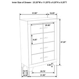 Strout - 4 Drawer Chest - Cream