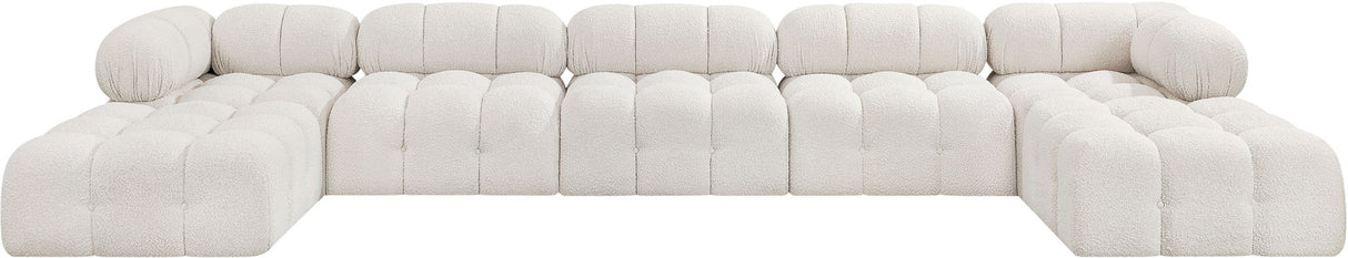 Ames - 7 Piece Fabric Modular U-Shaped Sectional
