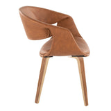 Curvo - Upholstered Chair (Set of 2) - Zebra Wood Legs