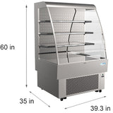 35 in. Open Air Grab and Go Refrigerator - 13.4 Cu Ft. CDA-13C