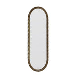 Oval Retro Mirror, Wall Hanging Mirror For Living Room