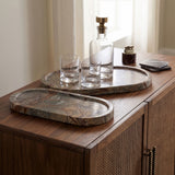 Vanta - Genuine Marble Tray (Set of 2)