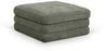 Stellar - Chenille Fabric Upholstered Modular Modular Ottoman