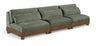 Turin - Fabric Upholstered Modular Armless Sofa