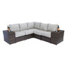 Modern Rattan Wicker Seating Group With Cushions