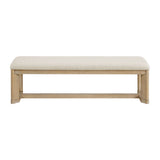 Clove - Upholstered Dining Bench - Brown
