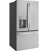 GE Profile(TM) Series 27.7 Cu. Ft. Fingerprint Resistant French-Door Refrigerator with Door In Door and Hands-Free AutoFill - (PFD28KYNFS)