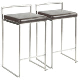 Fuji - Stackable Counter Stool (Set of 2)
