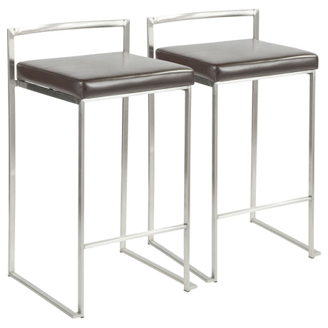 Fuji - Stackable Counter Stool (Set of 2)