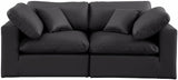 Comfy - Faux Leather Modular Sofa 2 Seats