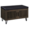 Clackamas - 2 Door Storage Bench With Padded Seat
