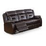 Modern Reclining Sofa With Pillow Arms And Headrest