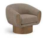 Avella - Interwoven Fabric Swivel Accent Chair