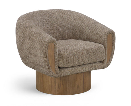 Avella - Interwoven Fabric Swivel Accent Chair